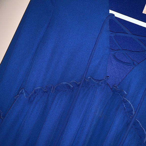 Altar’d State Blue Flowy Dress - Picture 3 of 3